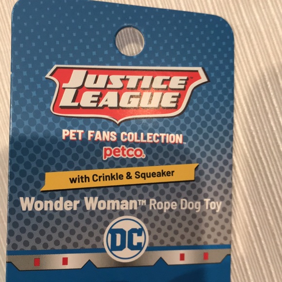 Brand new Petco- Justice League Wonder Woman rope Dog Toy - Picture 5 of 5
